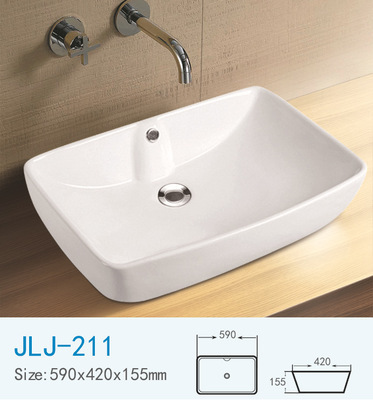 衛(wèi)浴潔具新選擇 吉麗嘉潔具白色藝術(shù)盆，廠家直銷與OEM服務(wù)盡在阿里巴巴